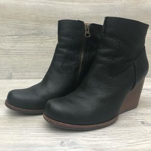 Kork-Ease Leather Ankle Boots Women's Size 6.5